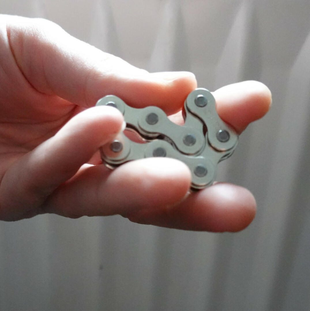 Fidget en chaîne de vélo - jouet pour doigts - jouet de bureau