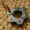Porte-clés en chaîne de vélo