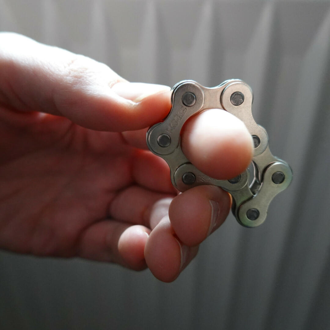 Fidget en chaîne de vélo - jouet pour doigts - jouet de bureau