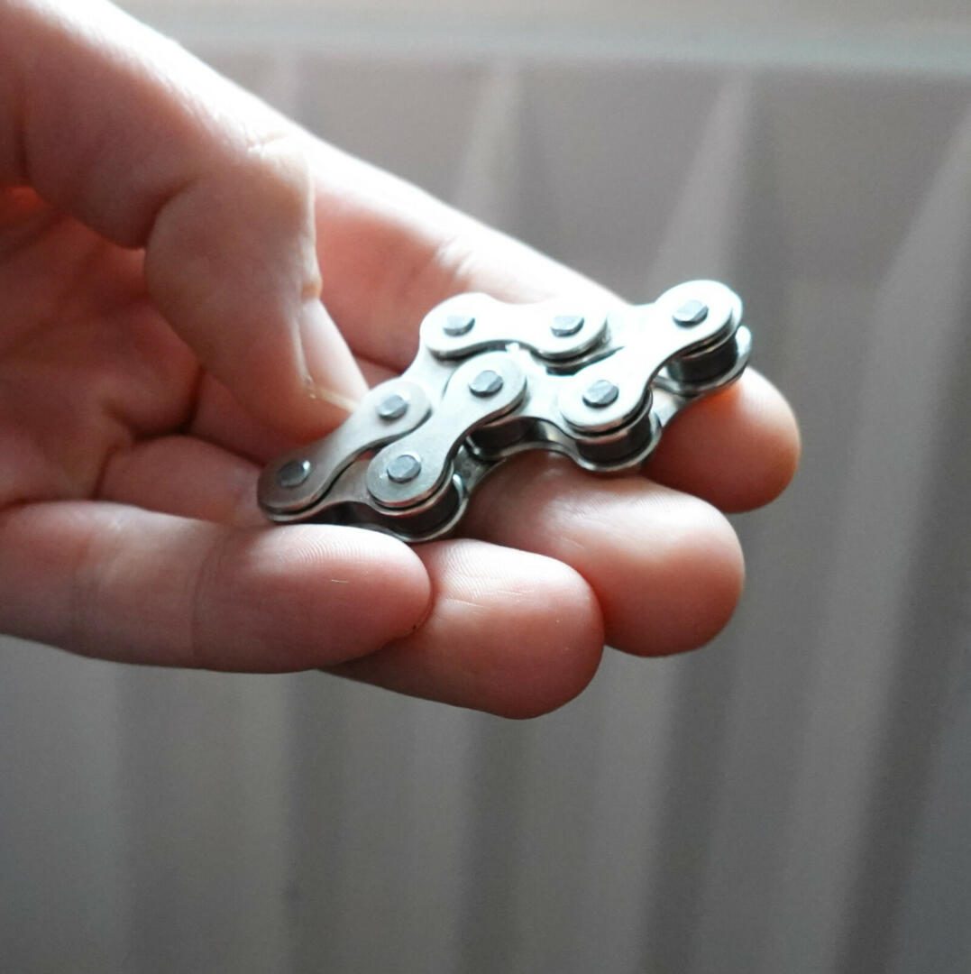 Fidget en chaîne de vélo - jouet pour doigts - jouet de bureau