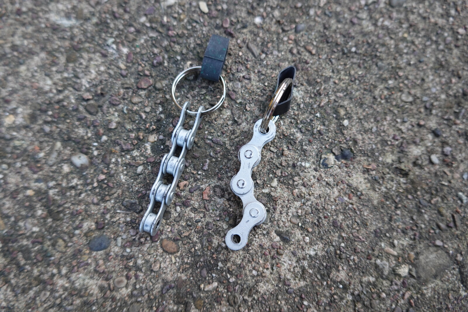 Porte-clés en chaîne de vélo
