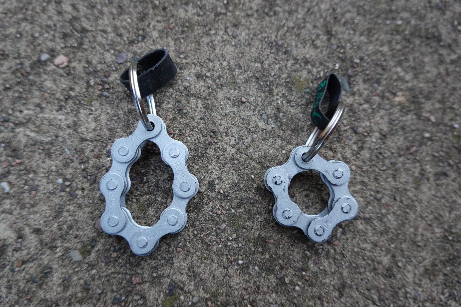 Porte-clés en chaîne de vélo