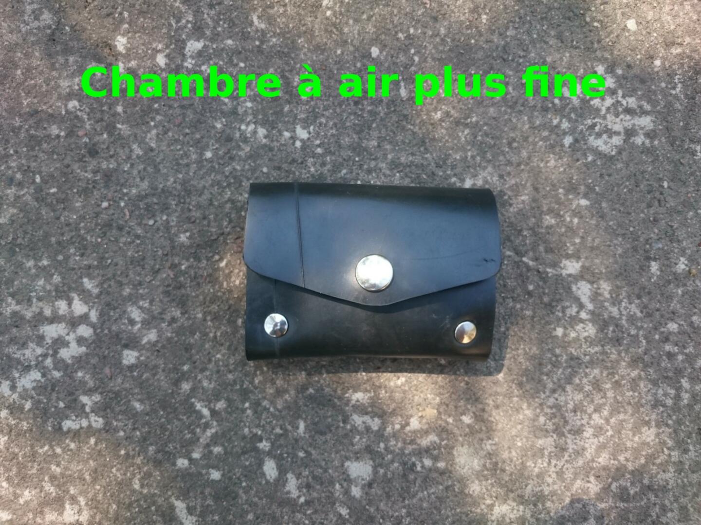 Porte-cartes en chambre à air de tracteur
