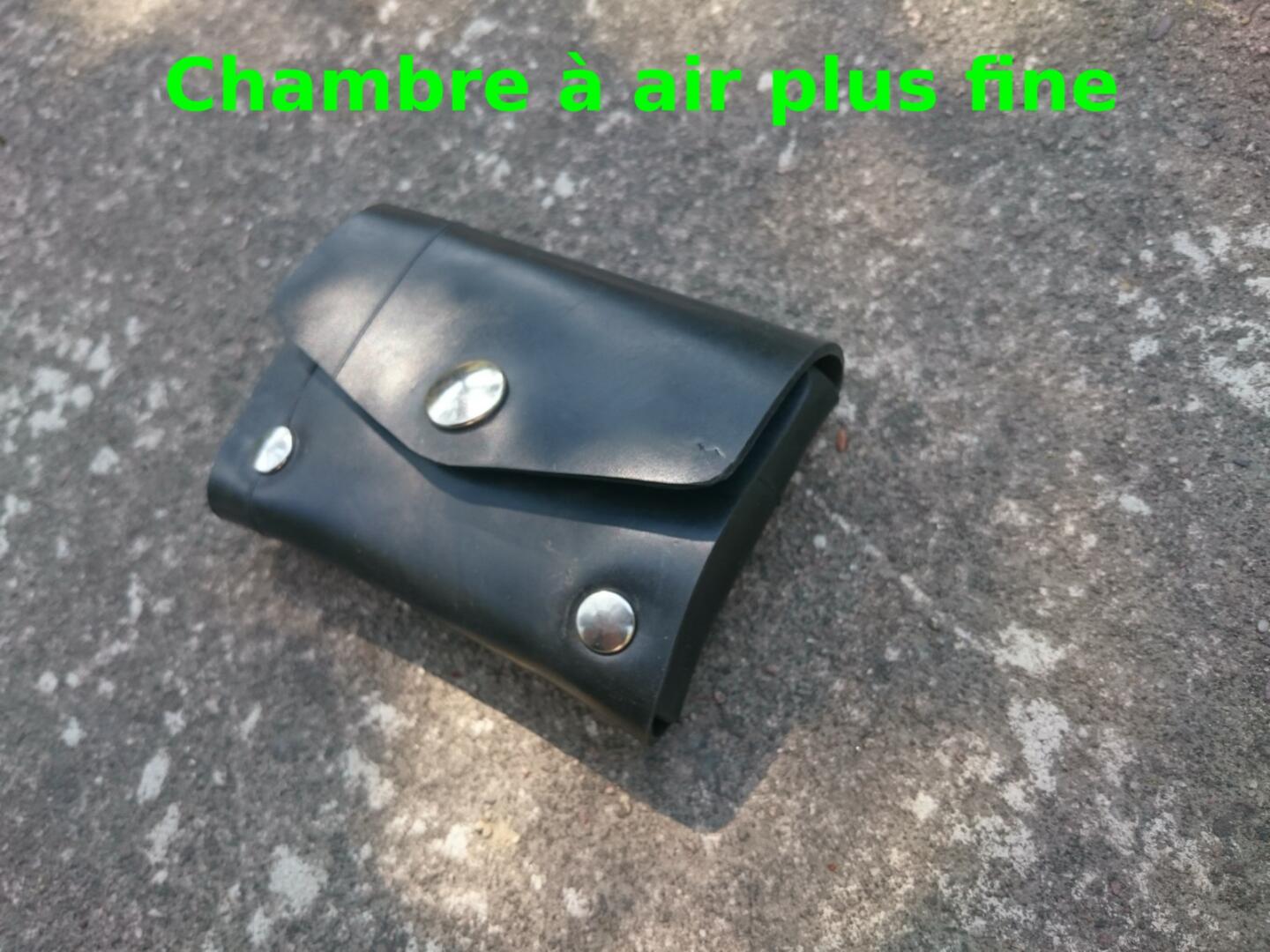 Porte-cartes en chambre à air de tracteur