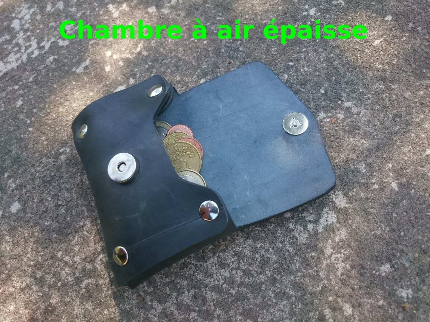 Porte-cartes en chambre à air de tracteur