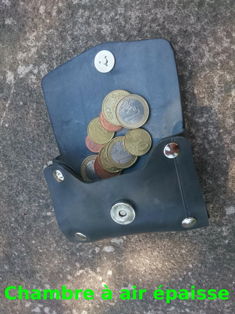 Porte-cartes en chambre à air de tracteur