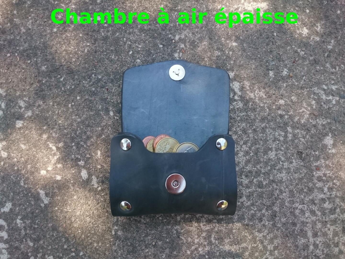 Porte-cartes en chambre à air de tracteur