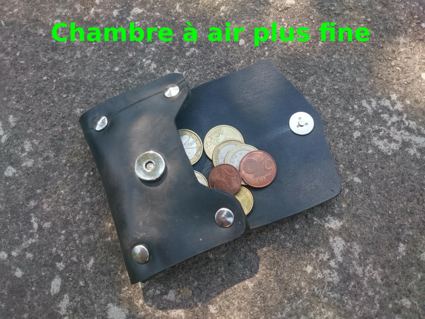 Porte-cartes en chambre à air de tracteur