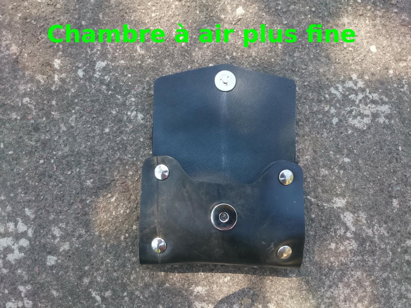 Porte-cartes en chambre à air de tracteur
