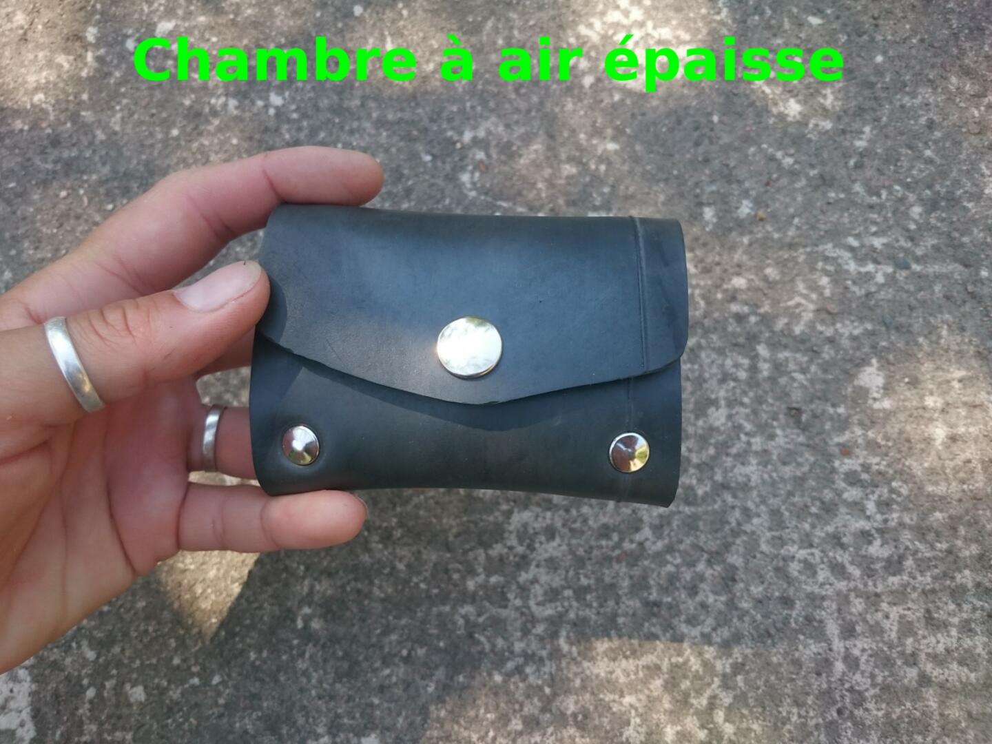 Porte-cartes en chambre à air de tracteur