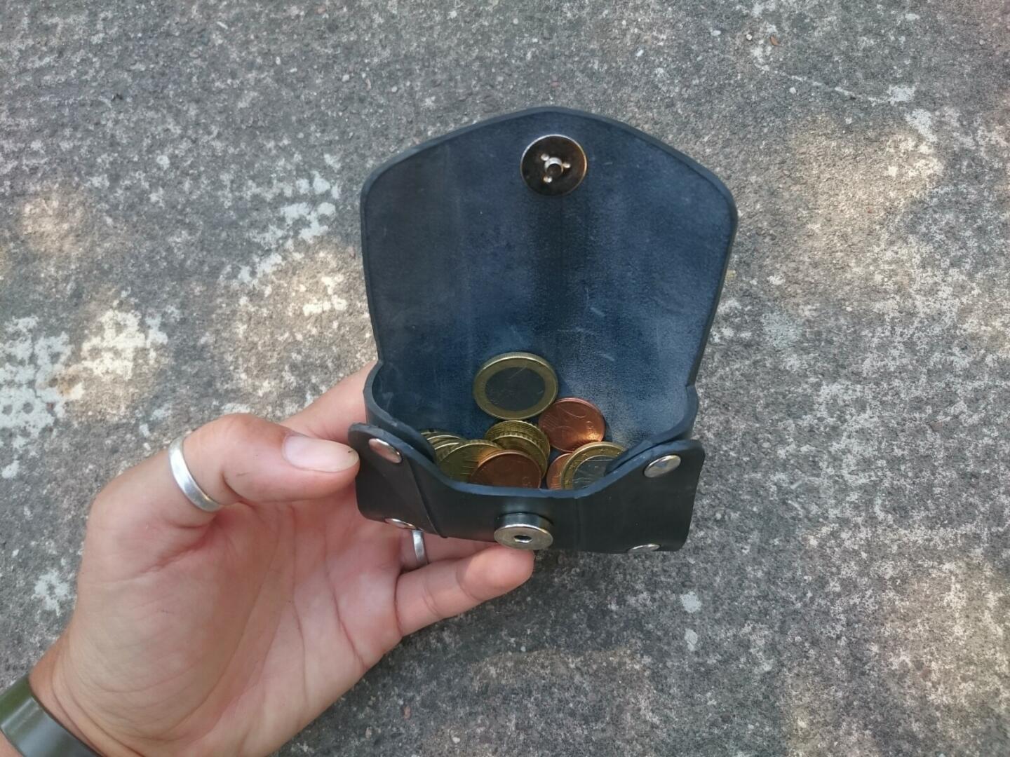 Porte-monnaie en chambre à air de tracteur
