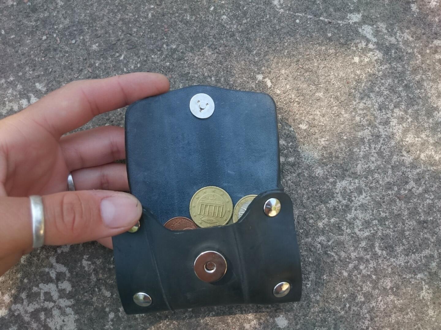 Porte-monnaie en chambre à air de tracteur