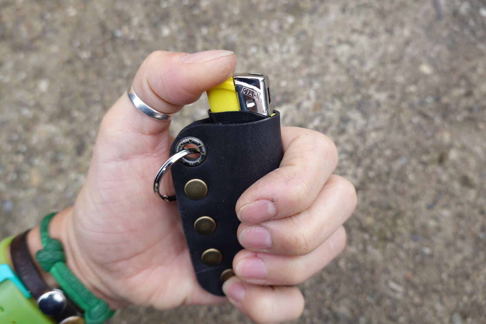 Étui à briquet - porte-clés briquet
