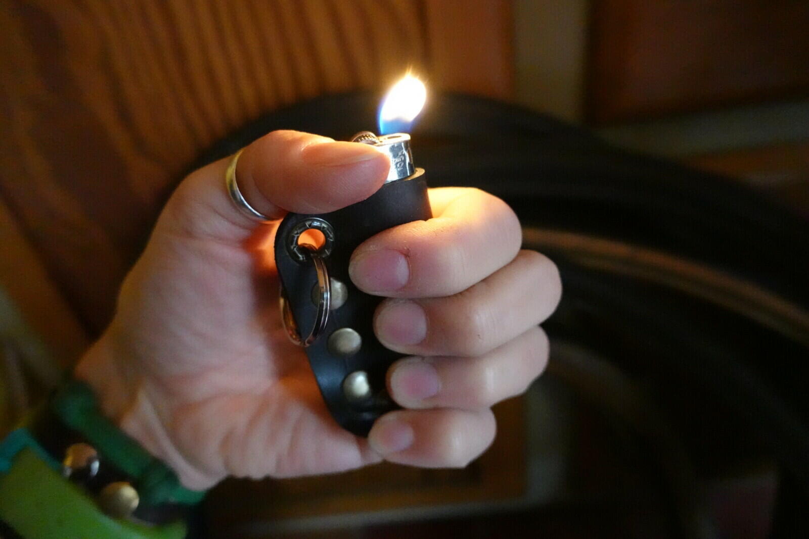 Étui à briquet - porte-clés briquet
