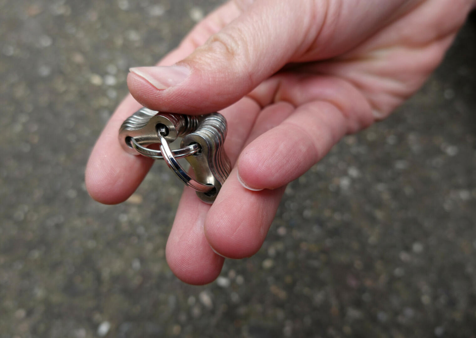 Fidget anti-stress en plaques de chaînes de vélo