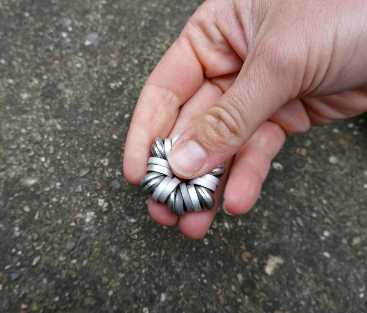 Fidget anti-stress en pièces de vélo