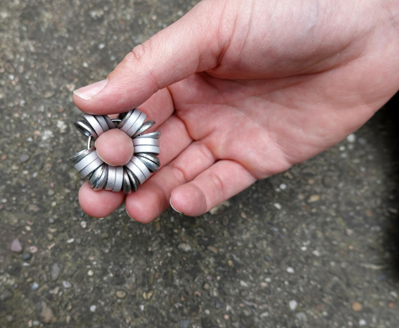 Fidget anti-stress en pièces de vélo