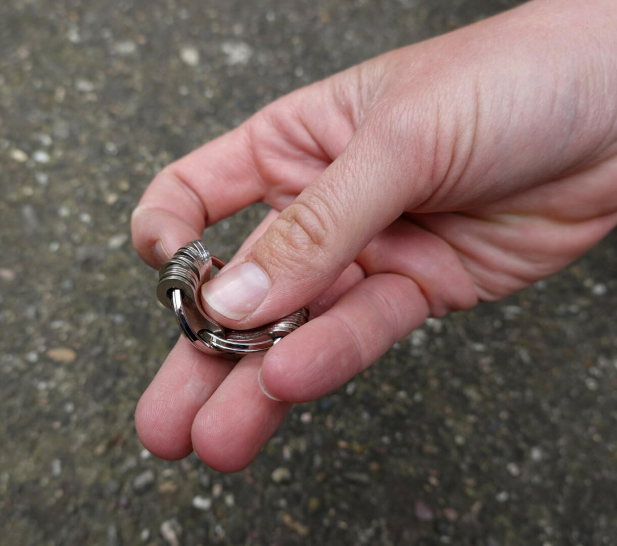 Fidget anti-stress en plaques de chaînes de vélo